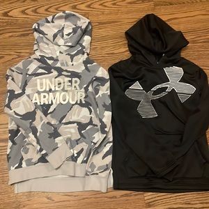 Youth M Under Armour hoodies.